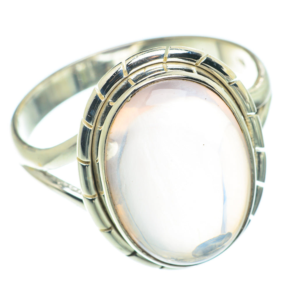 Rose Quartz Rings handcrafted by Anasilvercos - RING66024