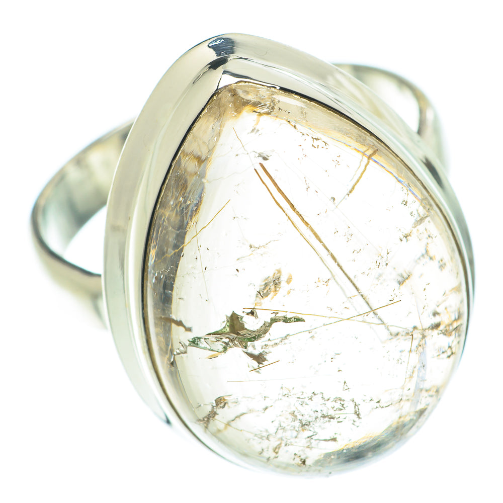 Rutilated Quartz Rings handcrafted by Anasilvercos - RING66026