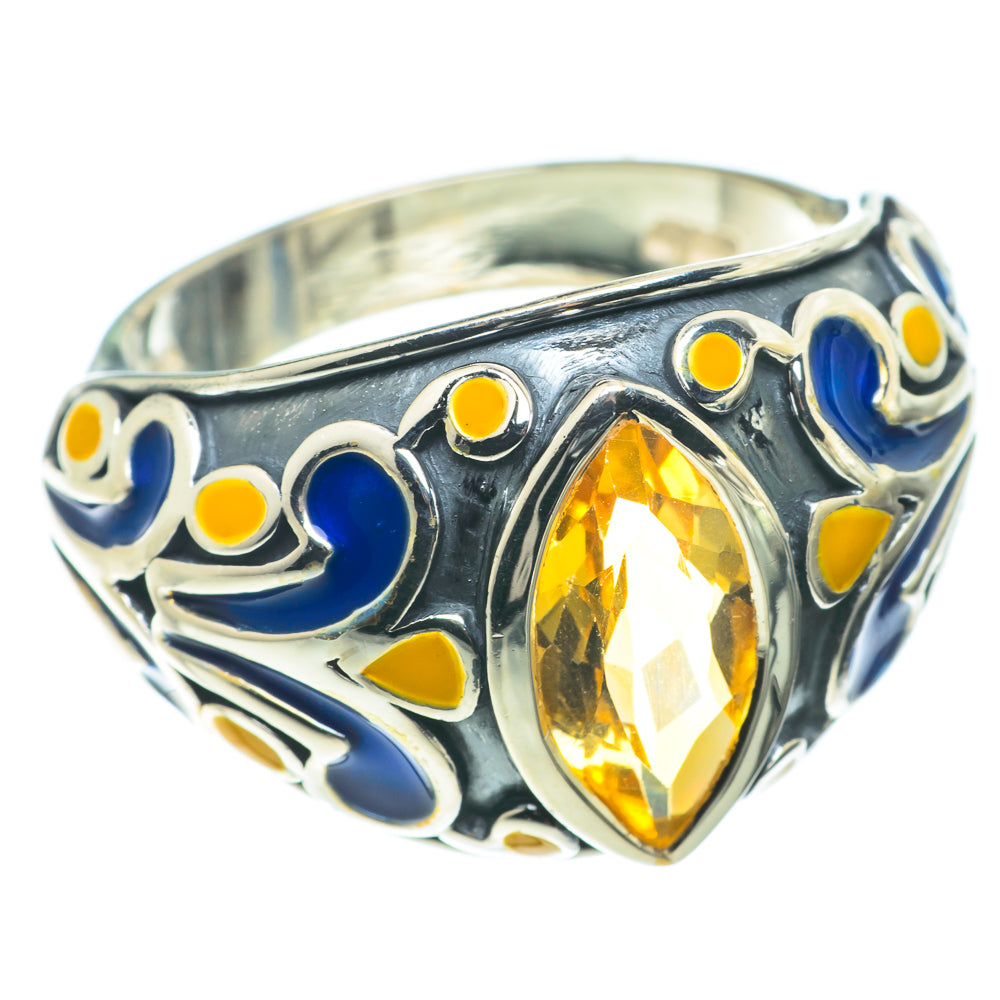 Citrine Rings handcrafted by Anasilvercos - RING66034