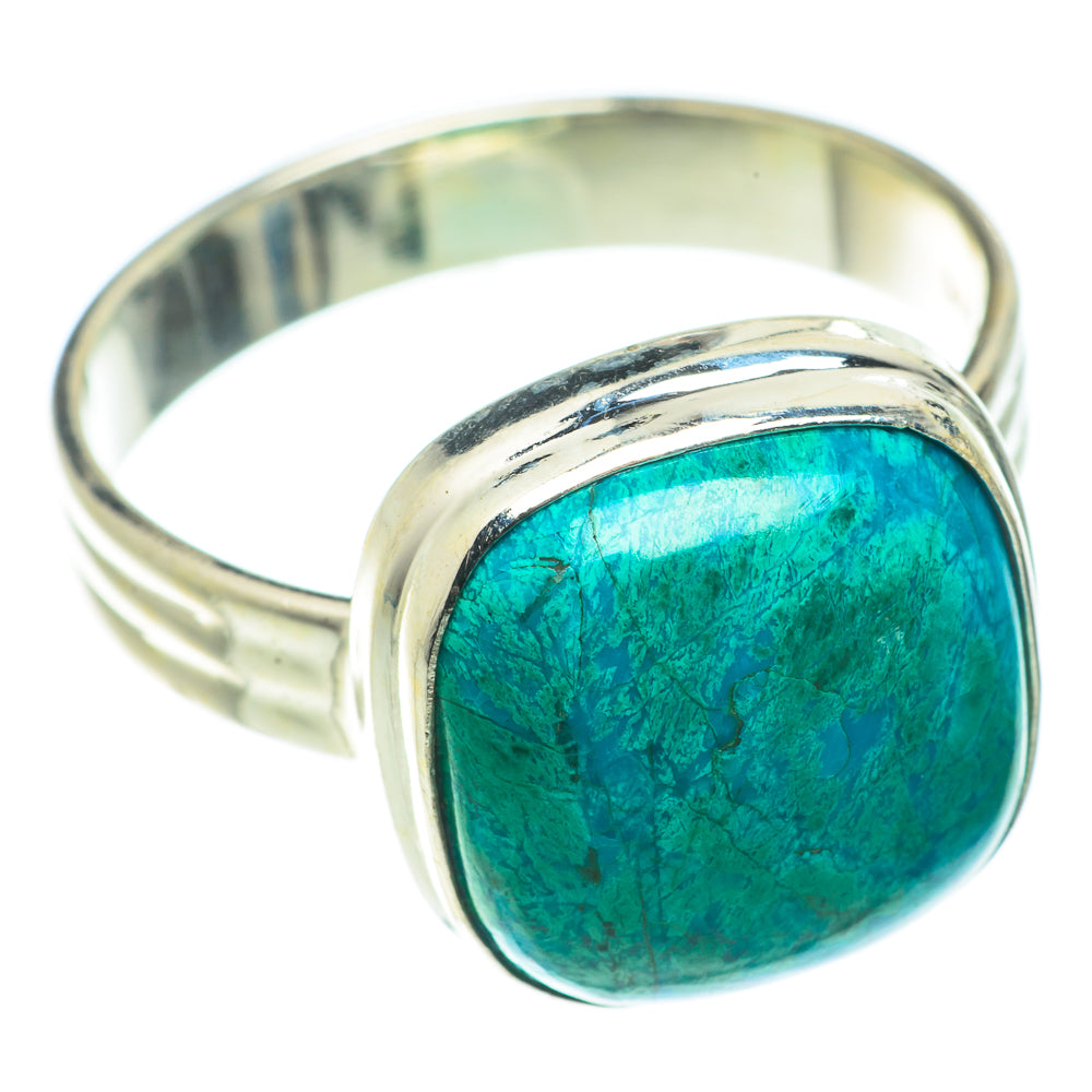 Chrysocolla Rings handcrafted by Anasilvercos - RING66042