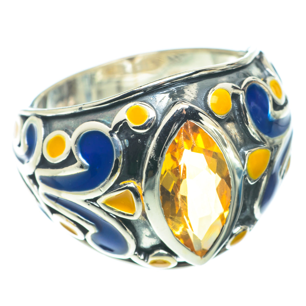 Citrine Rings handcrafted by Anasilvercos - RING66058