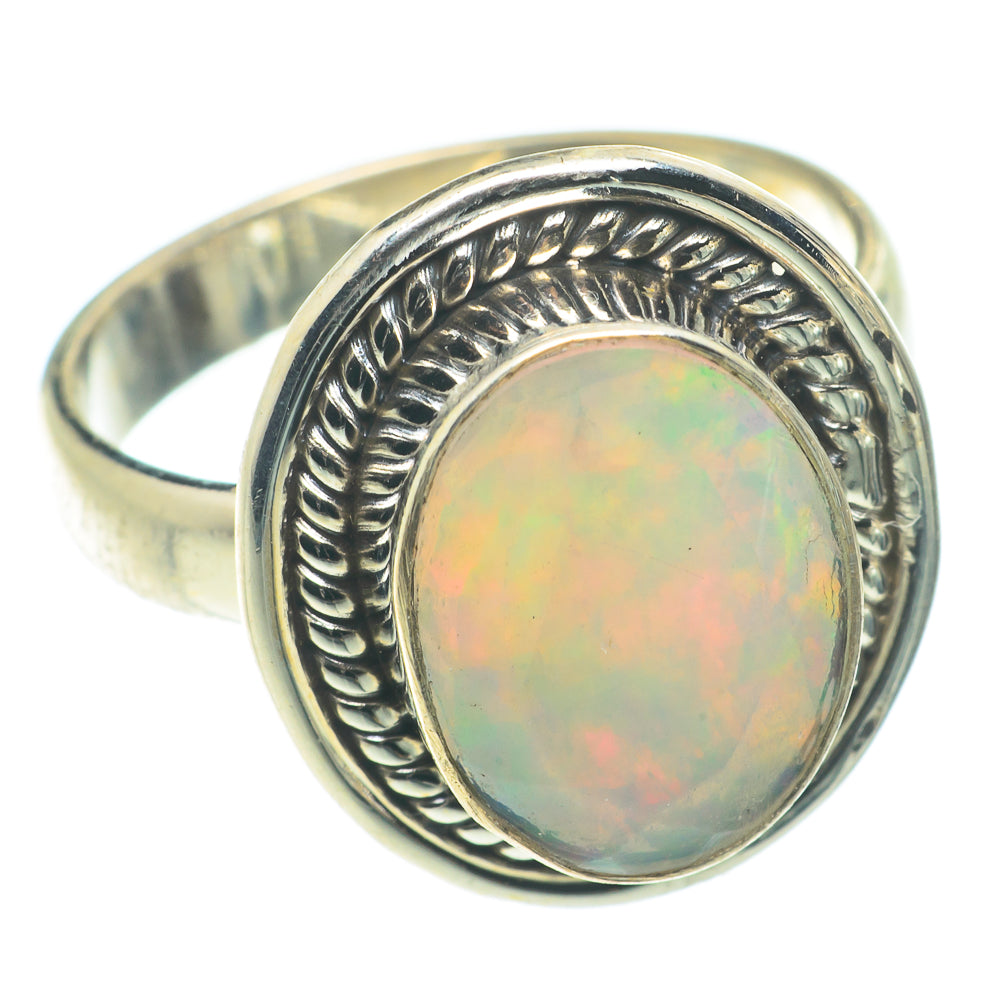 Ethiopian Opal Rings handcrafted by Anasilvercos - RING66059