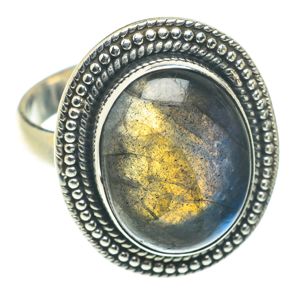 Labradorite Rings handcrafted by Anasilvercos - RING66062
