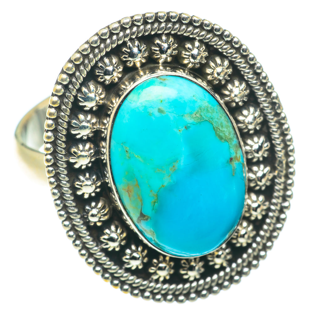 Arizona Turquoise Rings handcrafted by Anasilvercos - RING66063