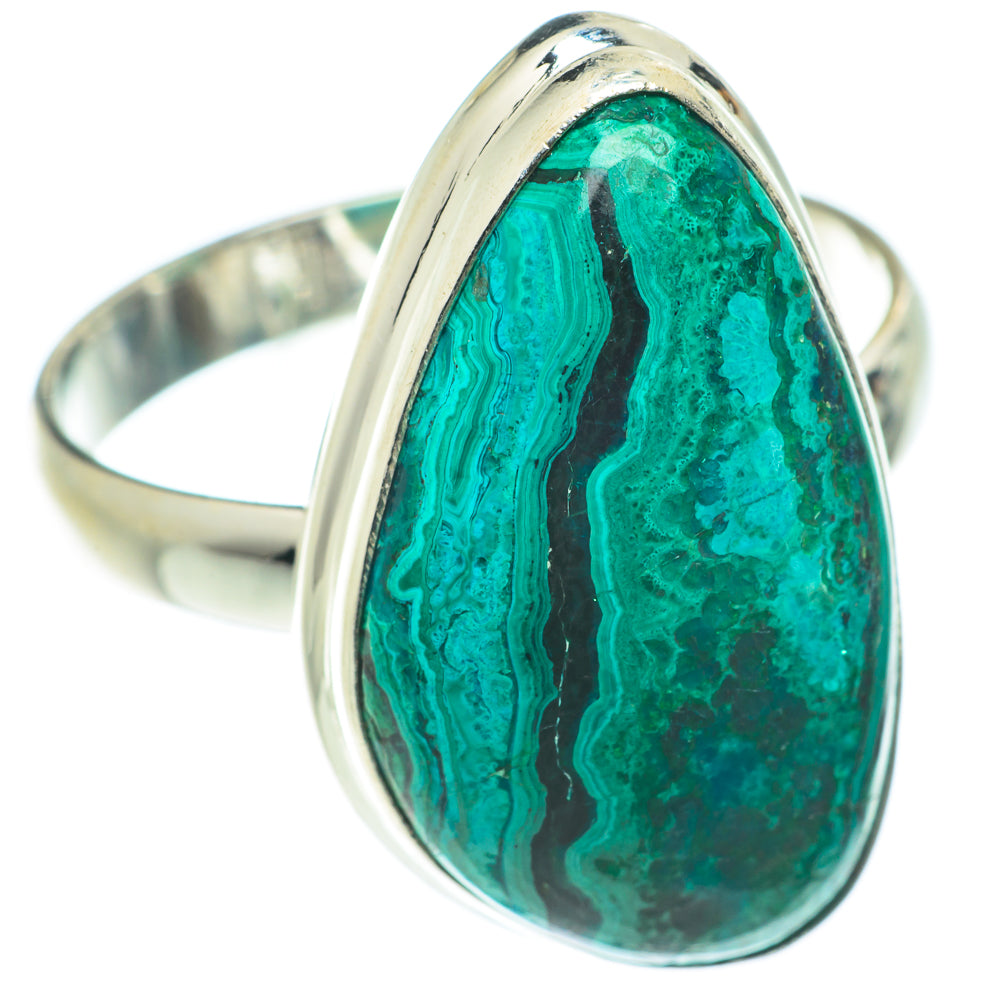 Chrysocolla Rings handcrafted by Anasilvercos - RING66065