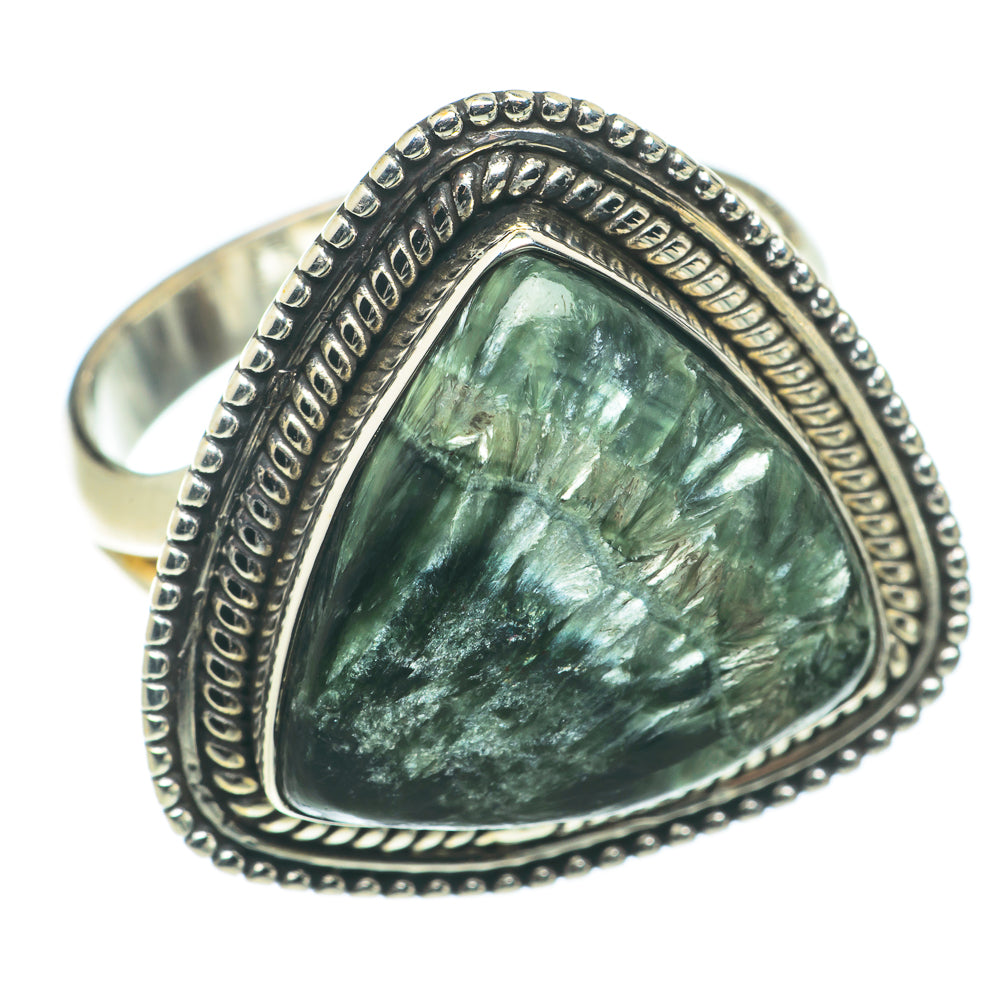 Seraphinite Rings handcrafted by Anasilvercos - RING66067