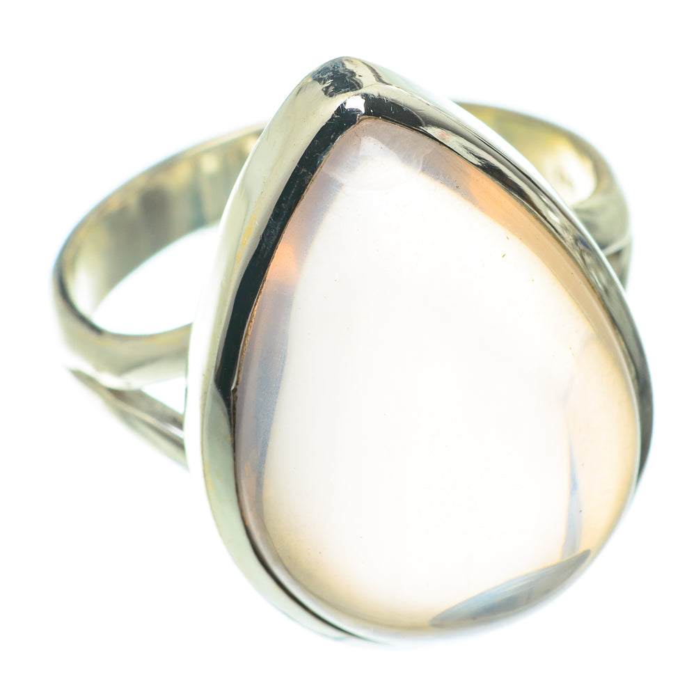 Rose Quartz Rings handcrafted by Anasilvercos - RING66073
