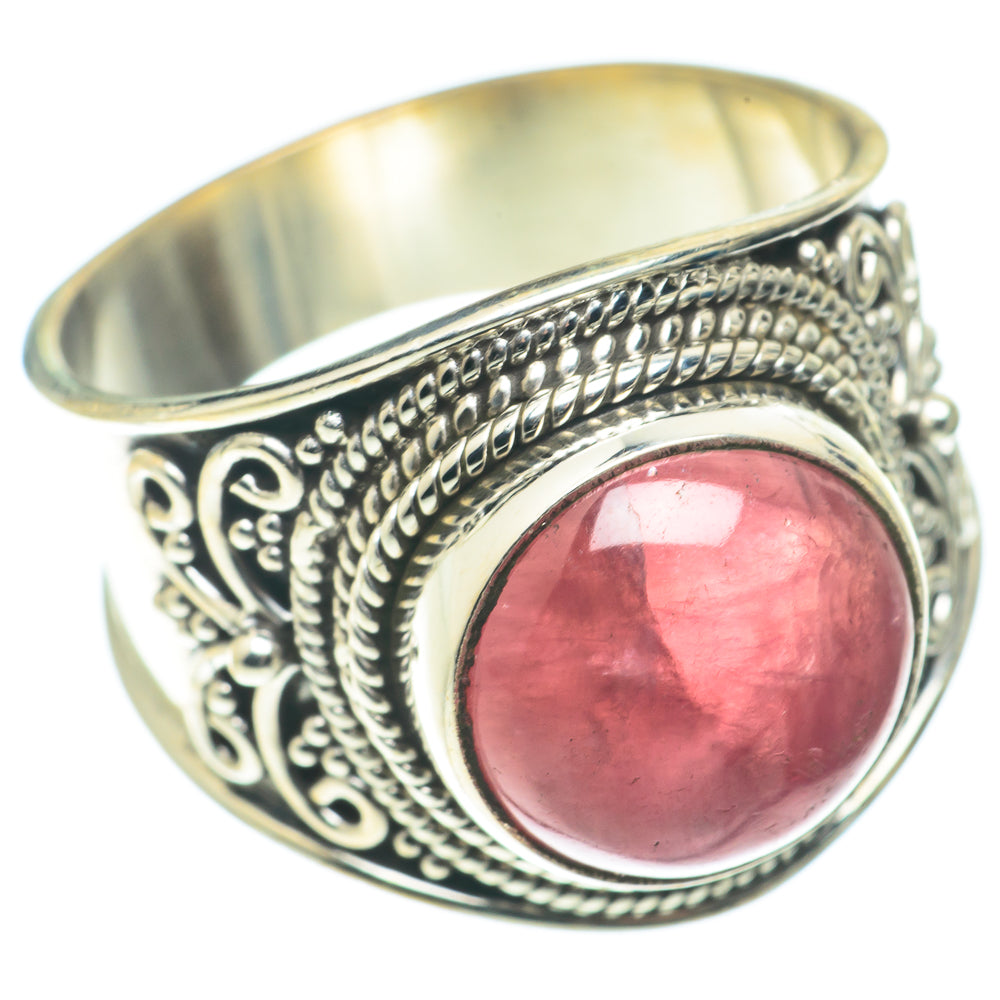 Rhodonite Rings handcrafted by Anasilvercos - RING66074