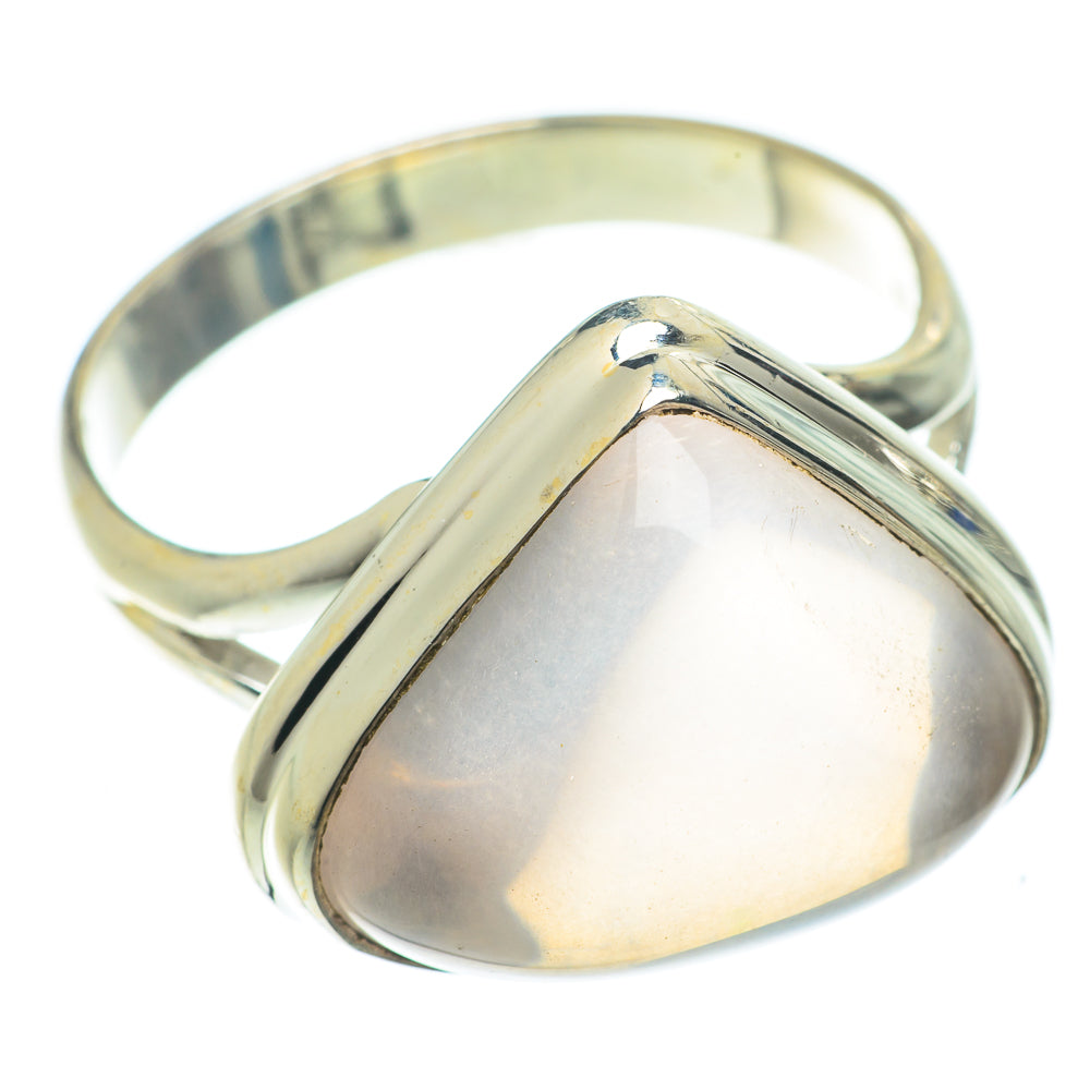 Rose Quartz Rings handcrafted by Anasilvercos - RING66075