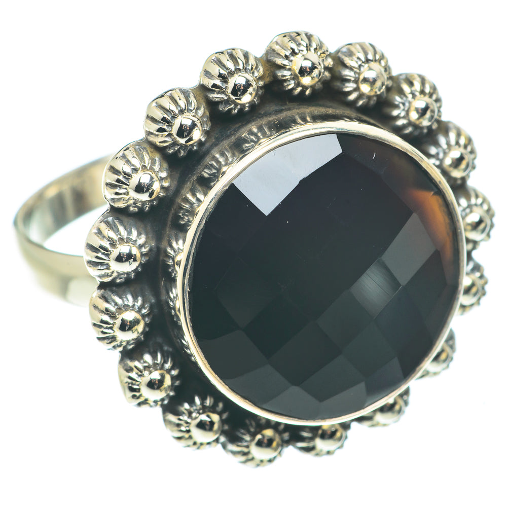 Black Onyx Rings handcrafted by Anasilvercos - RING66082