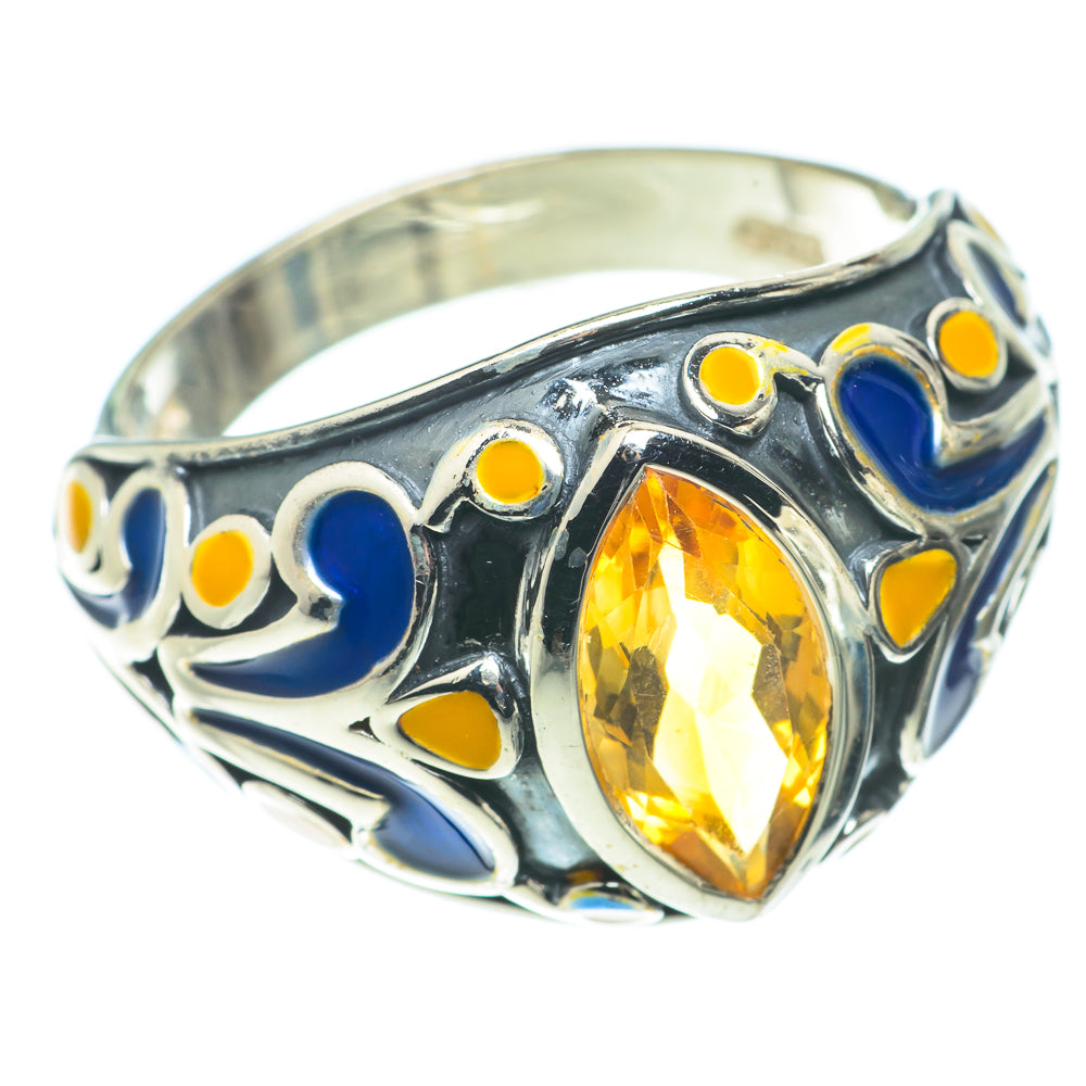 Citrine Rings handcrafted by Anasilvercos - RING66086