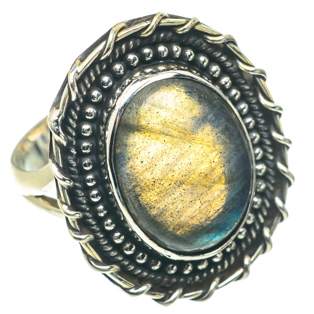 Labradorite Rings handcrafted by Anasilvercos - RING66090