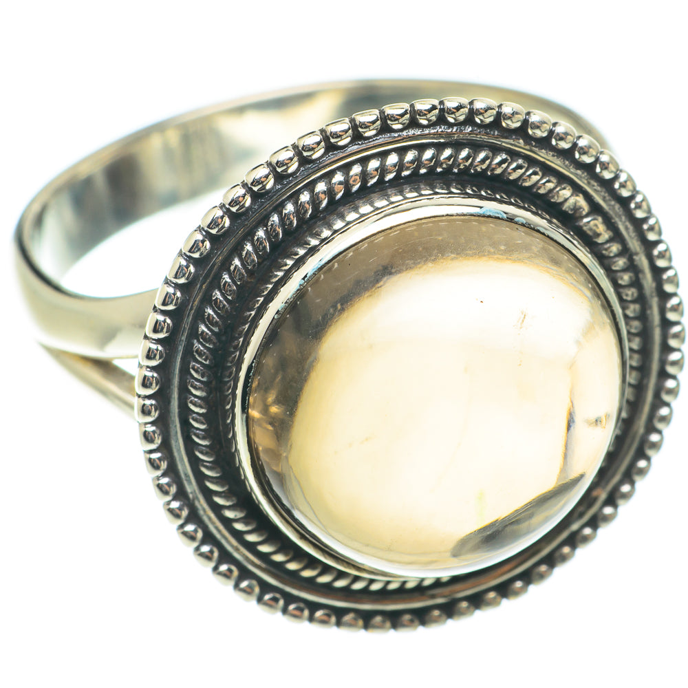 Smoky Quartz Rings handcrafted by Anasilvercos - RING66096