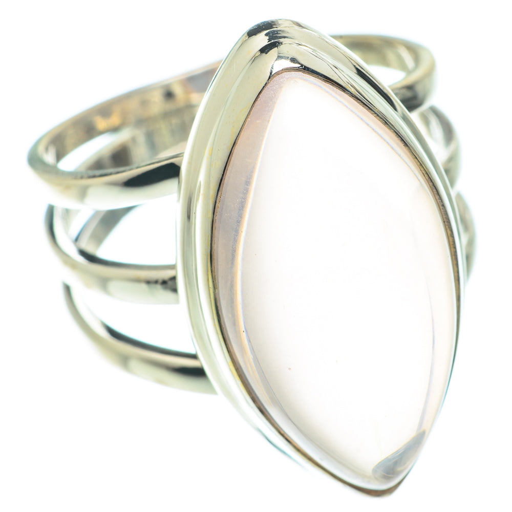 Rose Quartz Rings handcrafted by Anasilvercos - RING66100