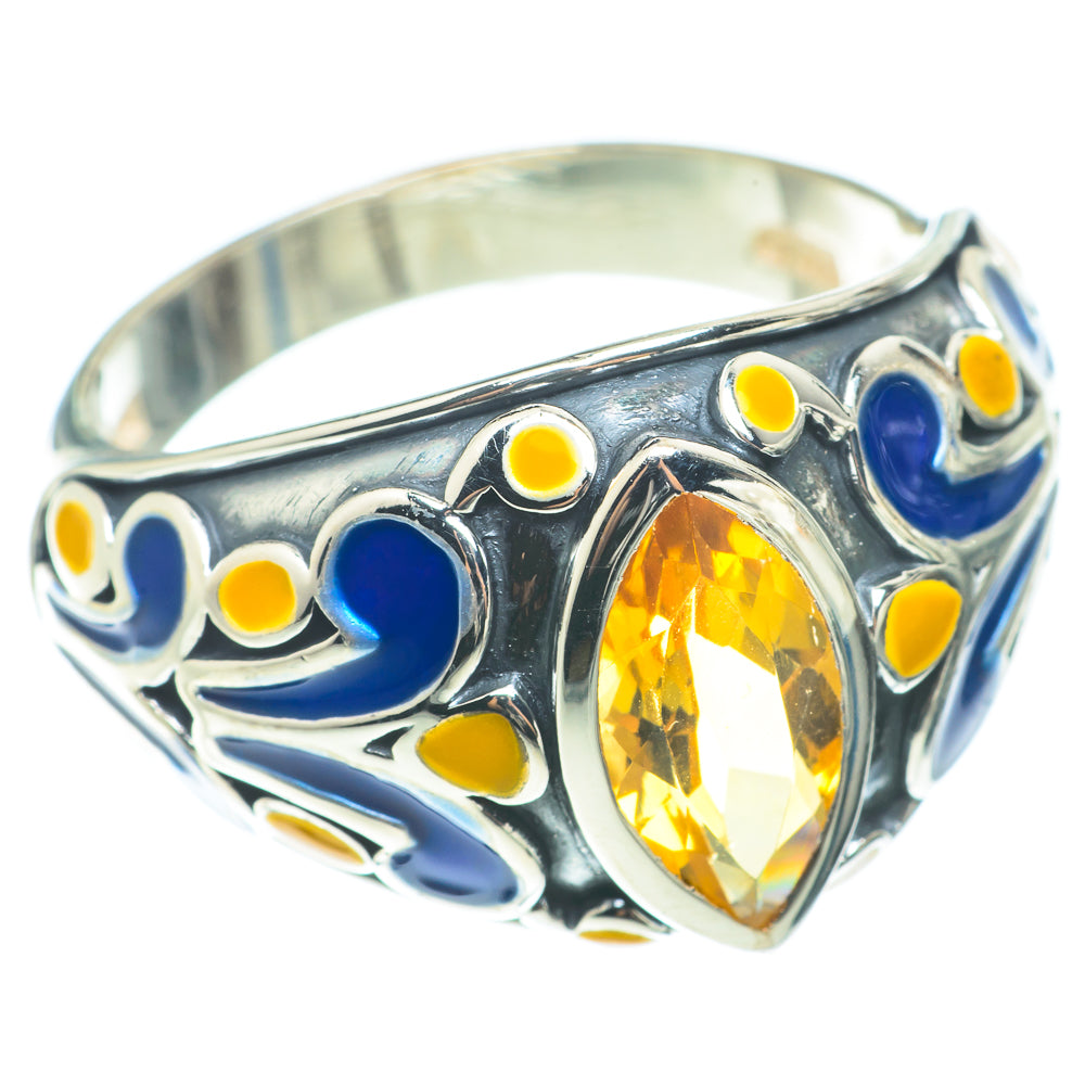 Citrine Rings handcrafted by Anasilvercos - RING66110