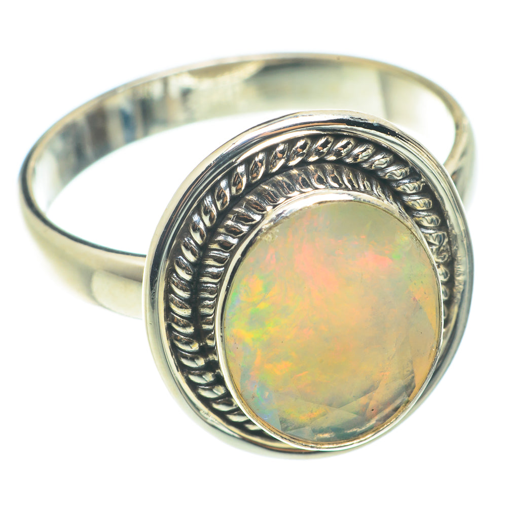 Ethiopian Opal Rings handcrafted by Anasilvercos - RING66112
