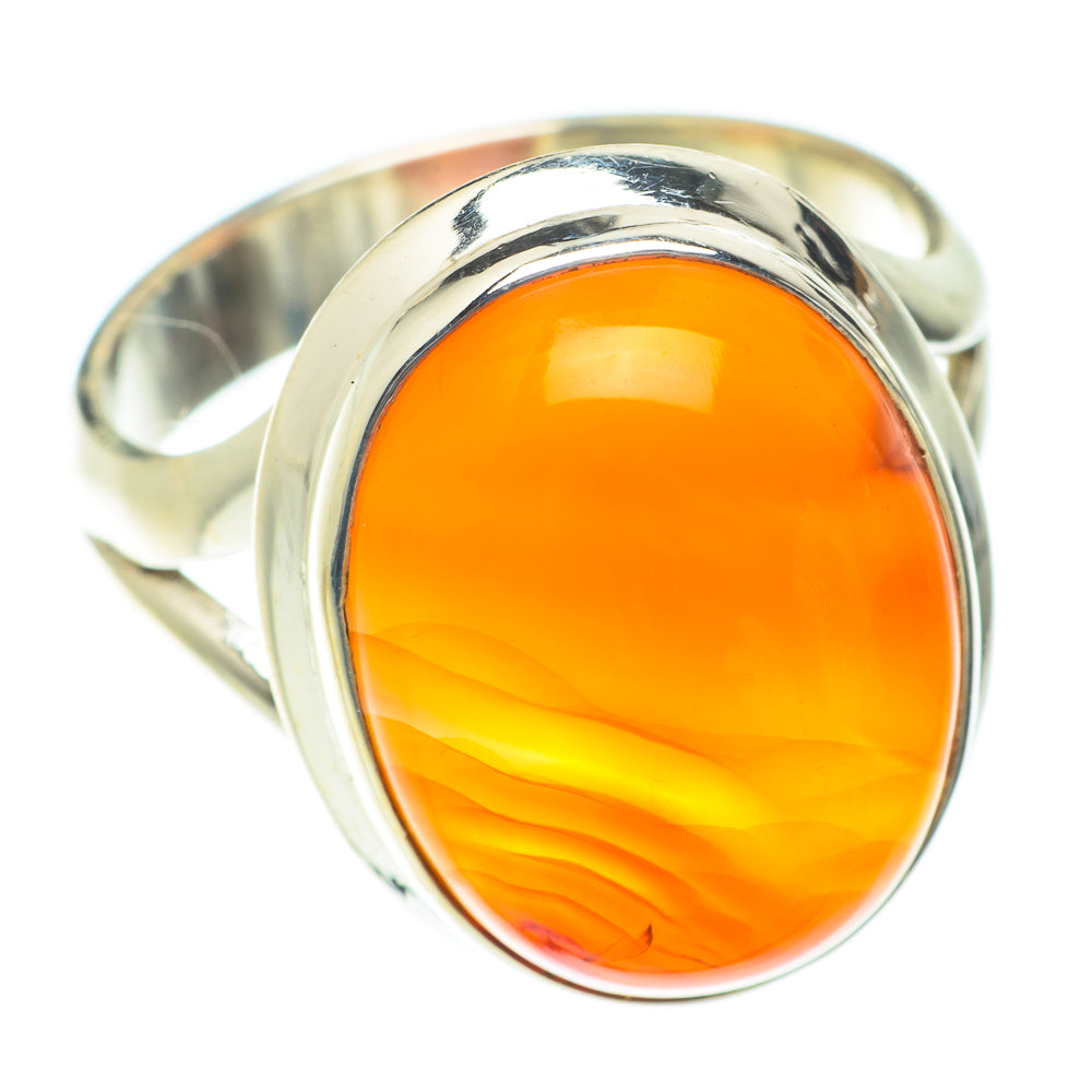 Carnelian Rings handcrafted by Anasilvercos - RING66121