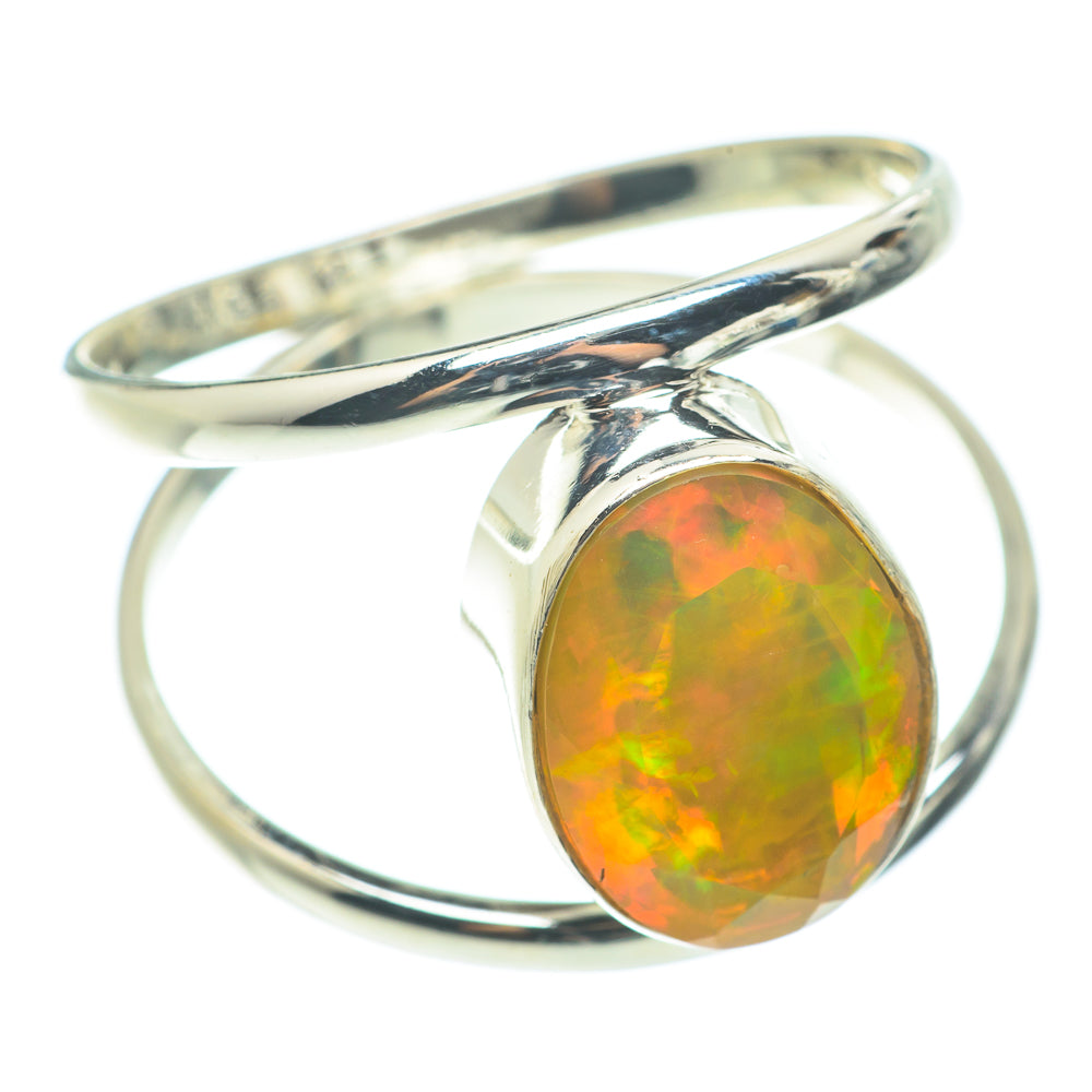 Ethiopian Opal Rings handcrafted by Anasilvercos - RING66135