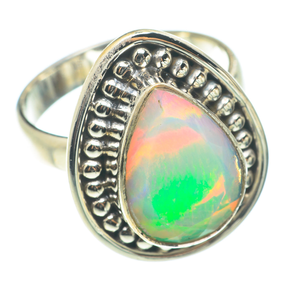 Ethiopian Opal Rings handcrafted by Anasilvercos - RING66136