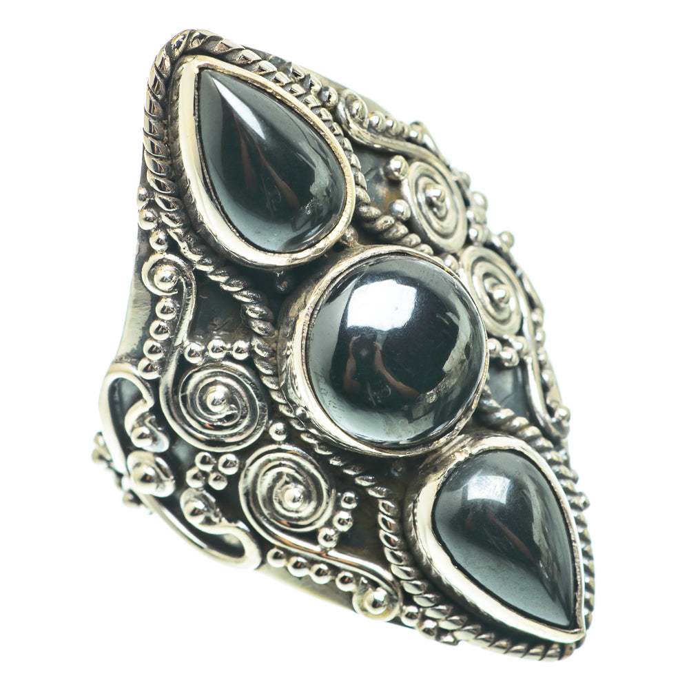 Hematite Rings handcrafted by Anasilvercos - RING66138