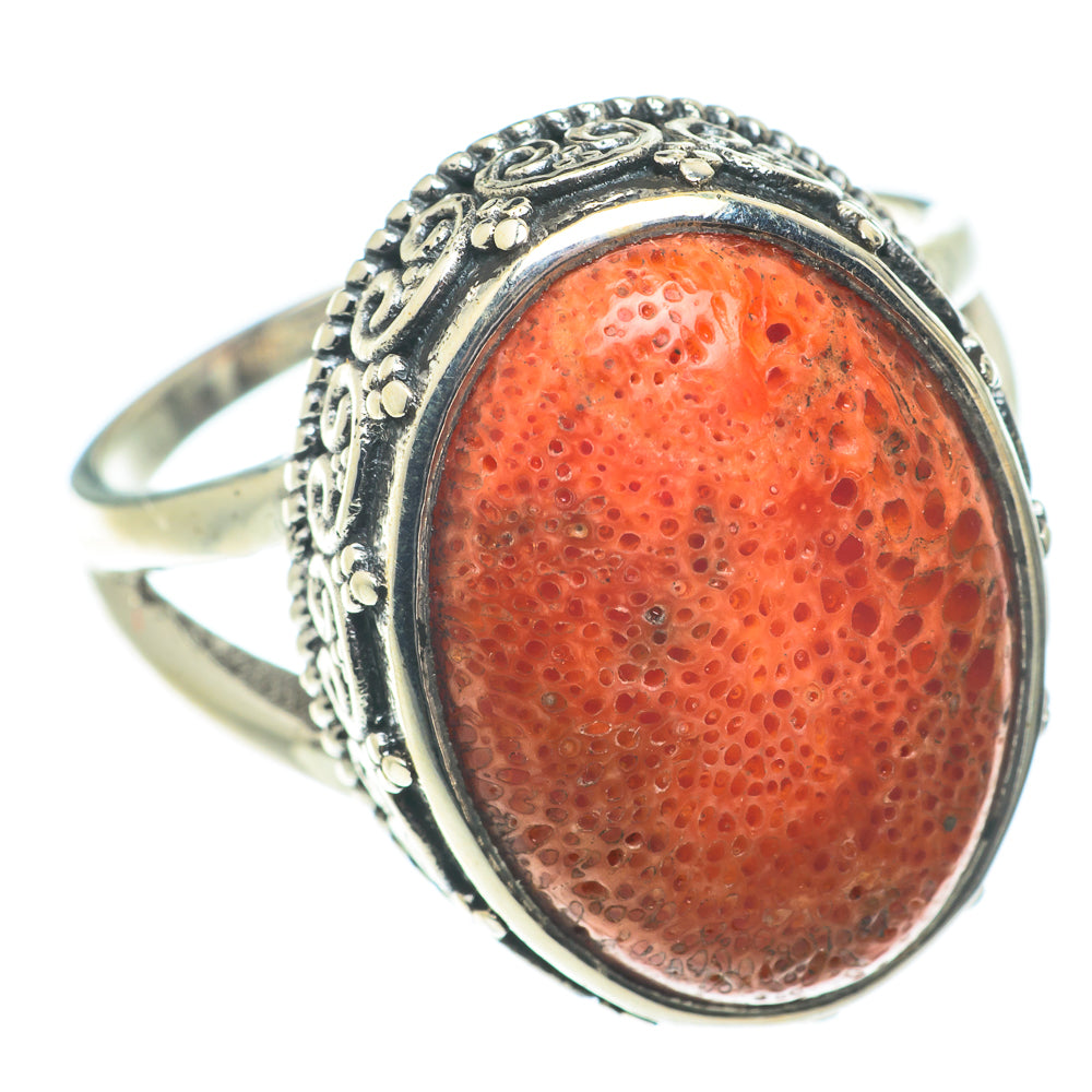 Sponge Coral Rings handcrafted by Anasilvercos - RING66189