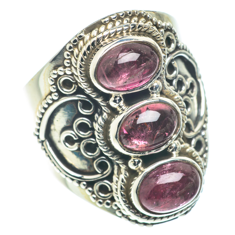 Pink Tourmaline Rings handcrafted by Anasilvercos - RING66192