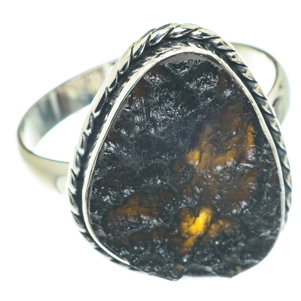Tektite Rings handcrafted by Anasilvercos - RING66203
