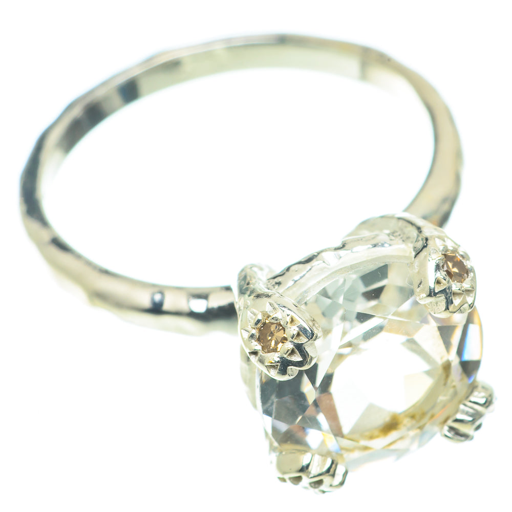 White Quartz Rings handcrafted by Anasilvercos - RING66239