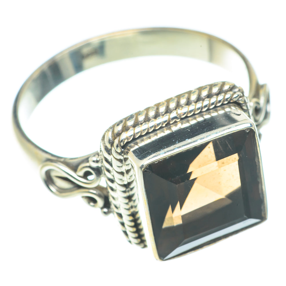 Smoky Quartz Rings handcrafted by Anasilvercos - RING66253