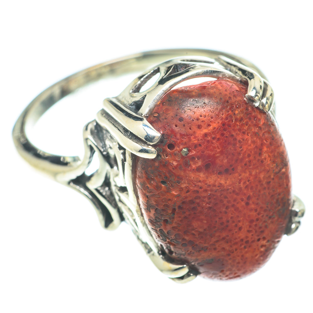 Sponge Coral Rings handcrafted by Anasilvercos - RING66257
