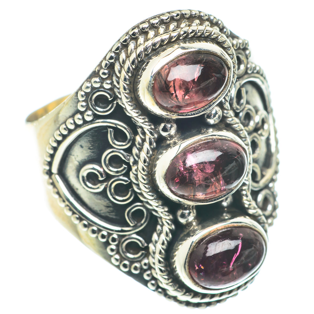 Pink Tourmaline Rings handcrafted by Anasilvercos - RING66258