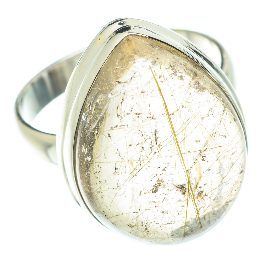 Rutilated Quartz Rings handcrafted by Anasilvercos - RING66264
