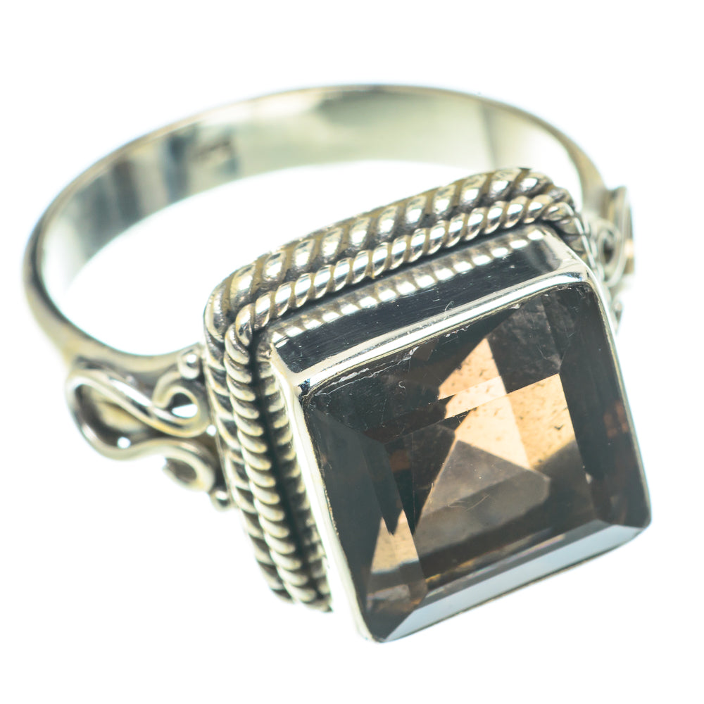 Smoky Quartz Rings handcrafted by Anasilvercos - RING66283