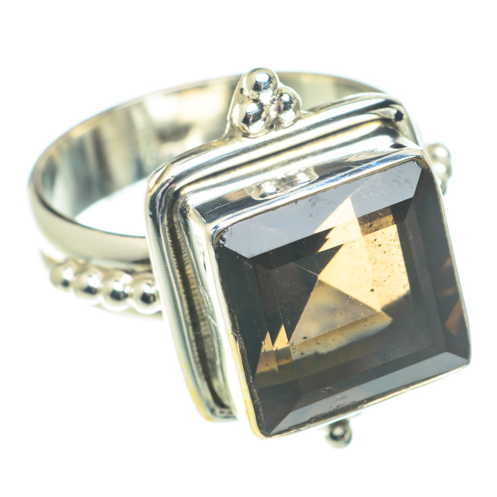 Smoky Quartz Rings handcrafted by Anasilvercos - RING66284