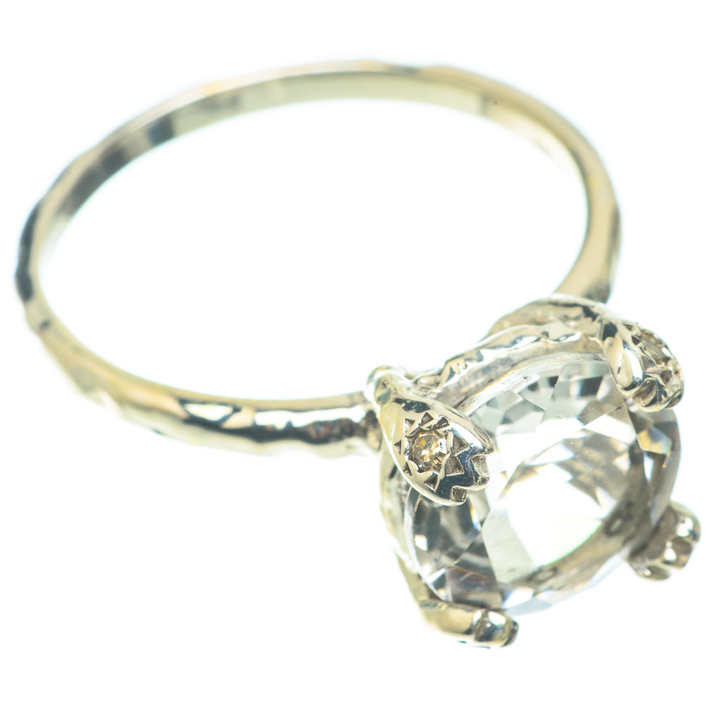 White Quartz Rings handcrafted by Anasilvercos - RING66303
