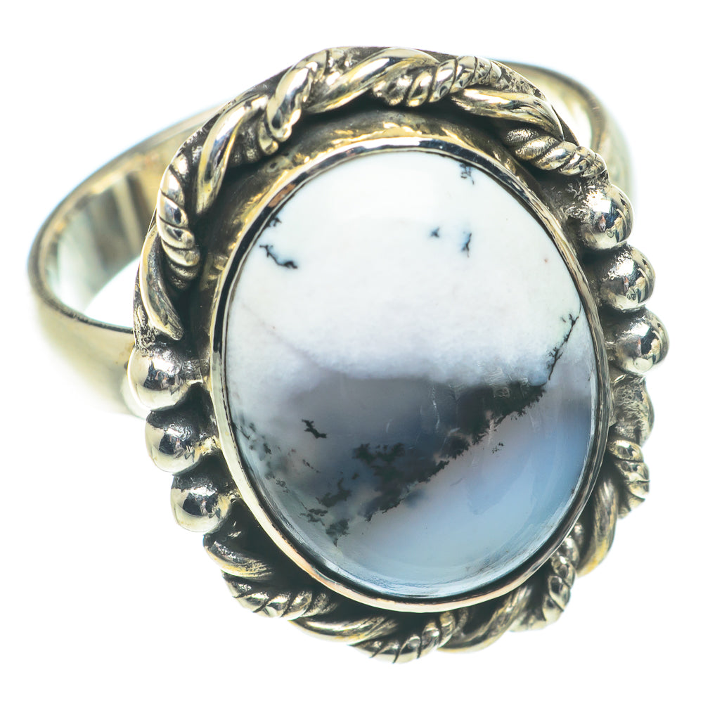 Dendritic Opal Rings handcrafted by Anasilvercos - RING66304