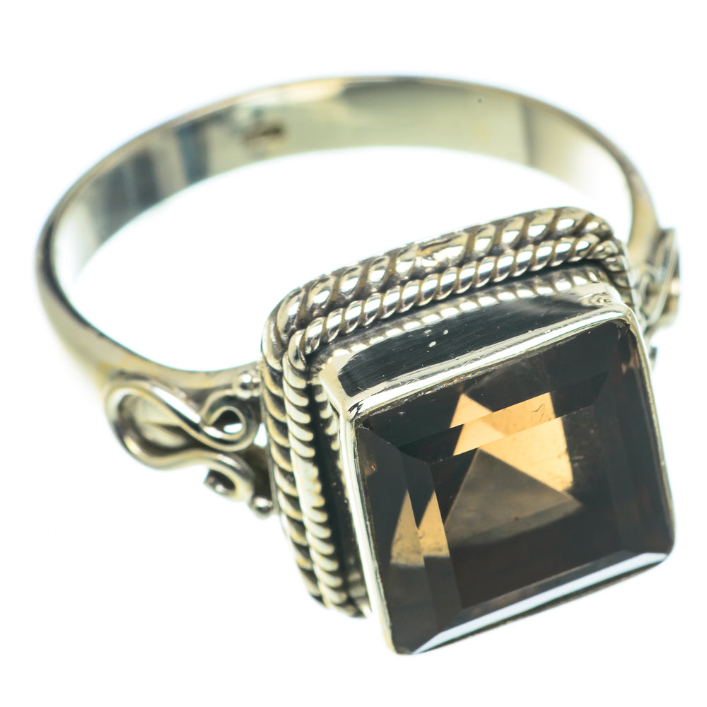 Smoky Quartz Rings handcrafted by Anasilvercos - RING66313