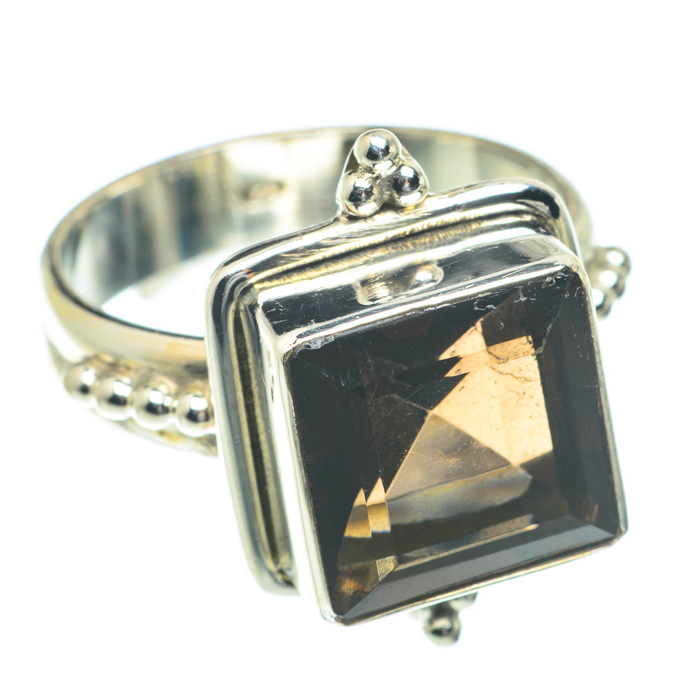 Smoky Quartz Rings handcrafted by Anasilvercos - RING66314