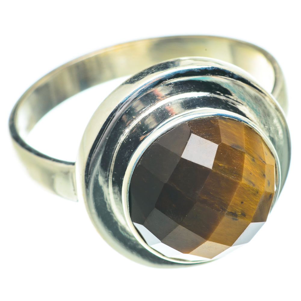 Tiger Eye Rings handcrafted by Anasilvercos - RING66315