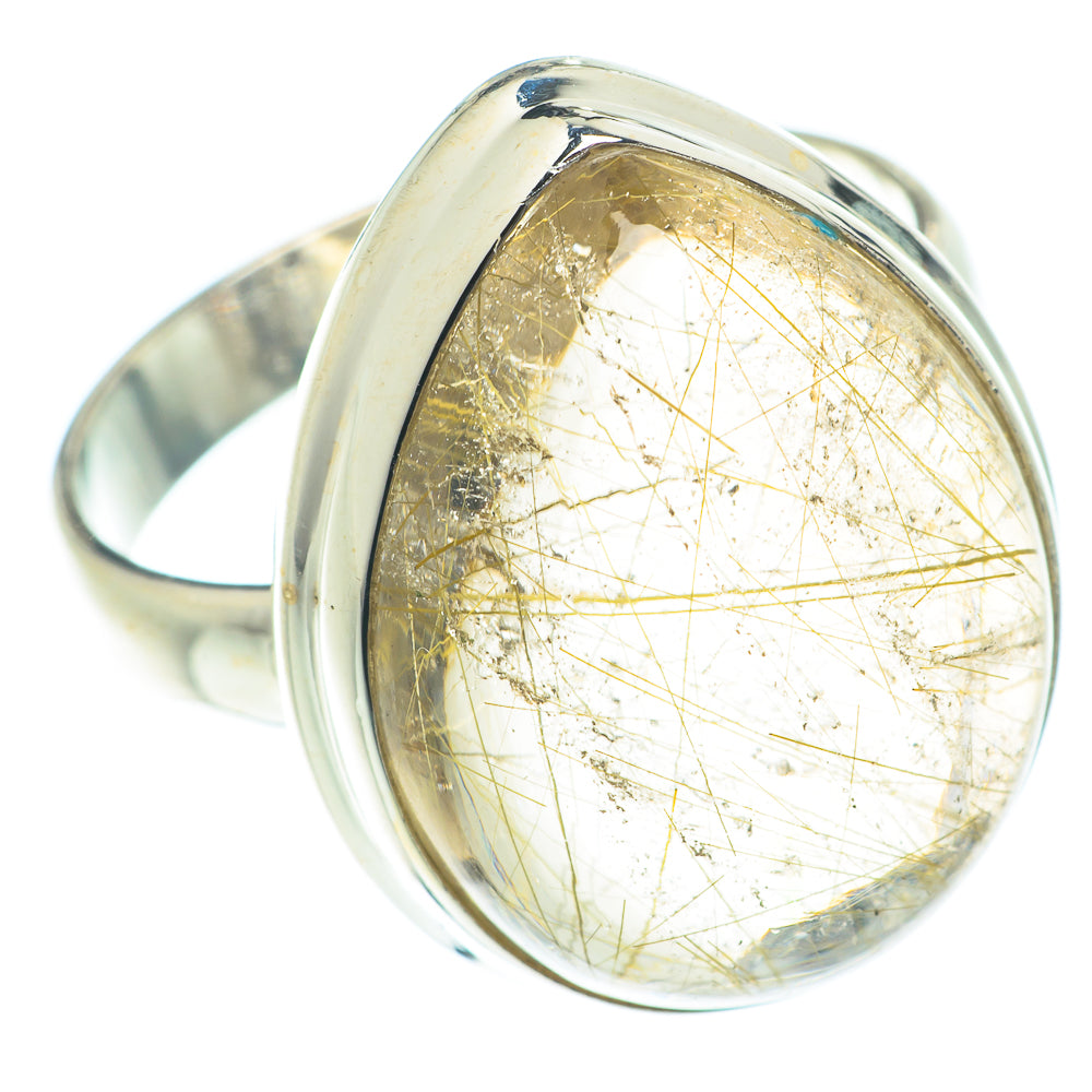 Rutilated Quartz Rings handcrafted by Anasilvercos - RING66332
