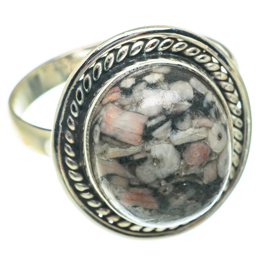 Crinoid Fossil Rings handcrafted by Anasilvercos - RING66347 - Photo 2