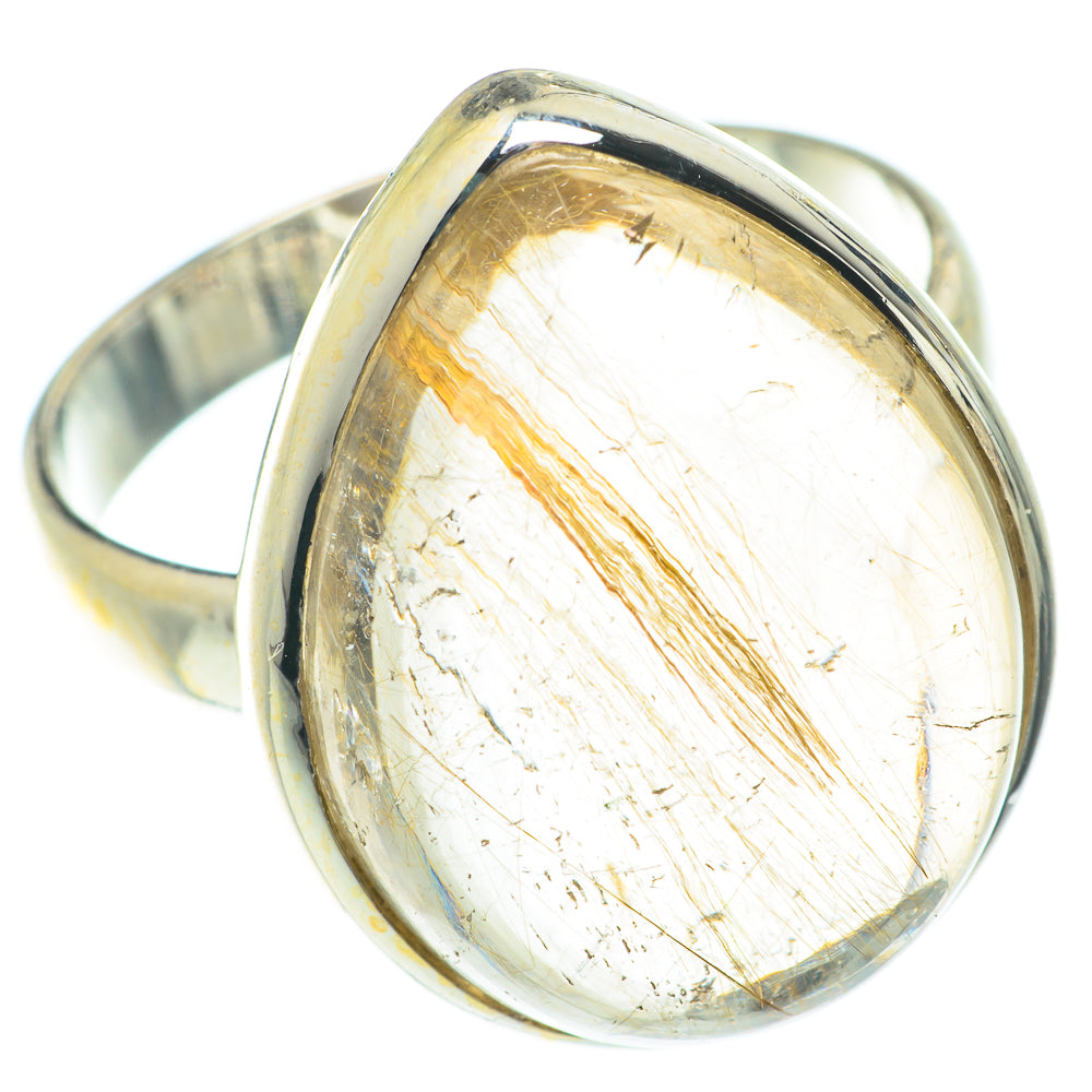 Rutilated Quartz Rings handcrafted by Anasilvercos - RING66363