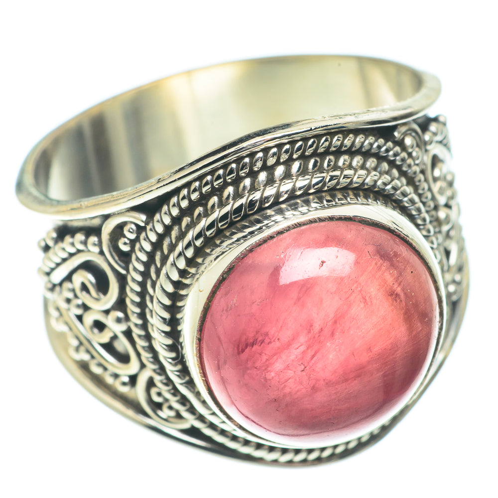 Pink Tourmaline Rings handcrafted by Anasilvercos - RING66375