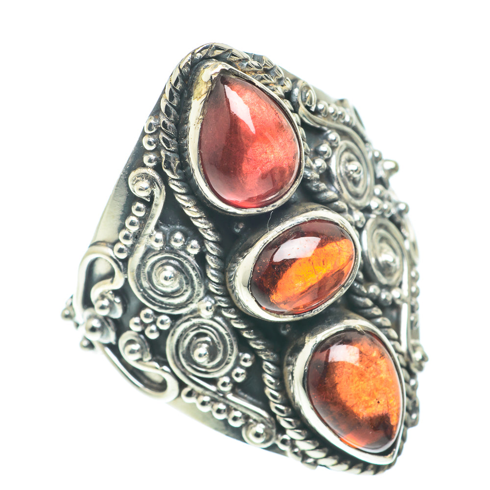 Garnet Rings handcrafted by Anasilvercos - RING66377