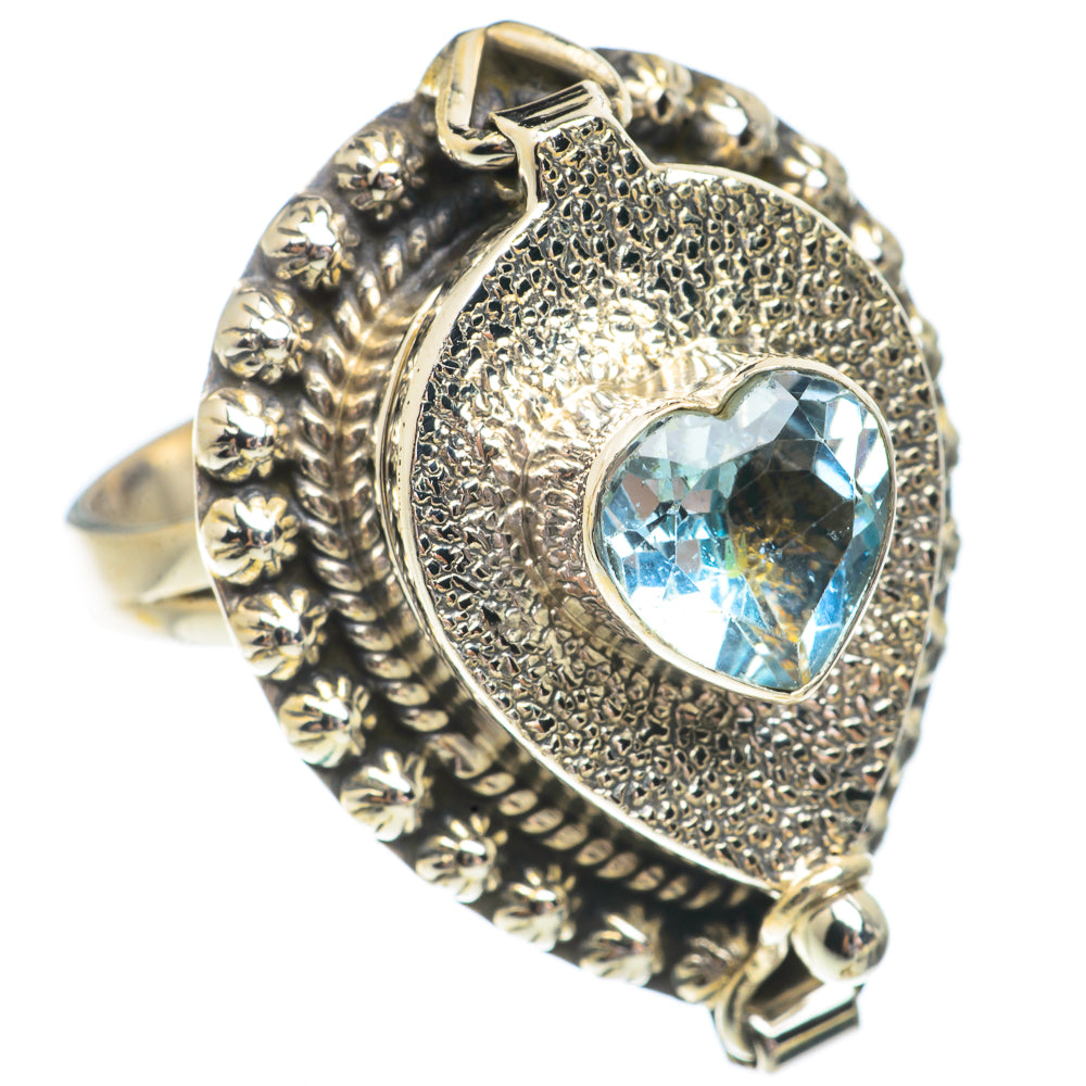 Blue Topaz Rings handcrafted by Anasilvercos - RING66407