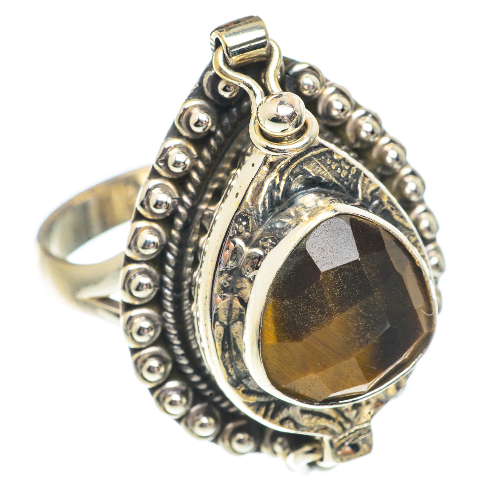 Tiger Eye Rings handcrafted by Anasilvercos - RING66416