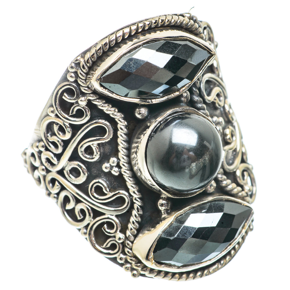 Hematite Rings handcrafted by Anasilvercos - RING66433