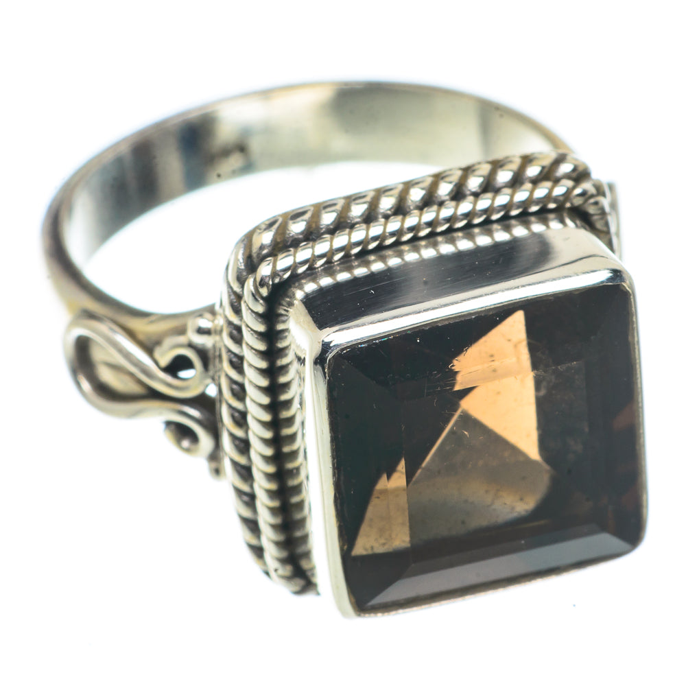 Smoky Quartz Rings handcrafted by Anasilvercos - RING66445