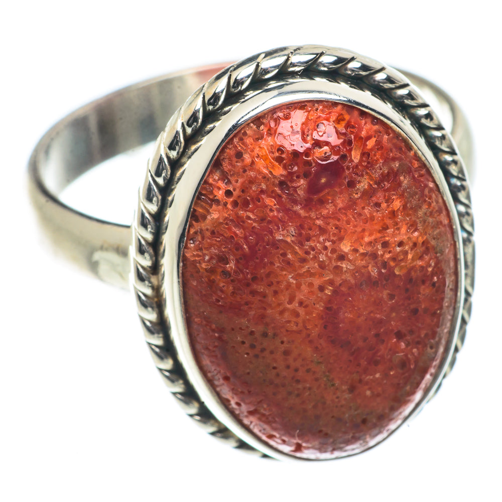 Sponge Coral Rings handcrafted by Anasilvercos - RING66447