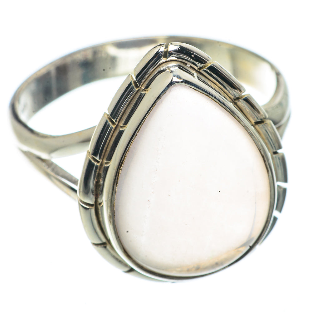 Rose Quartz Rings handcrafted by Anasilvercos - RING66450